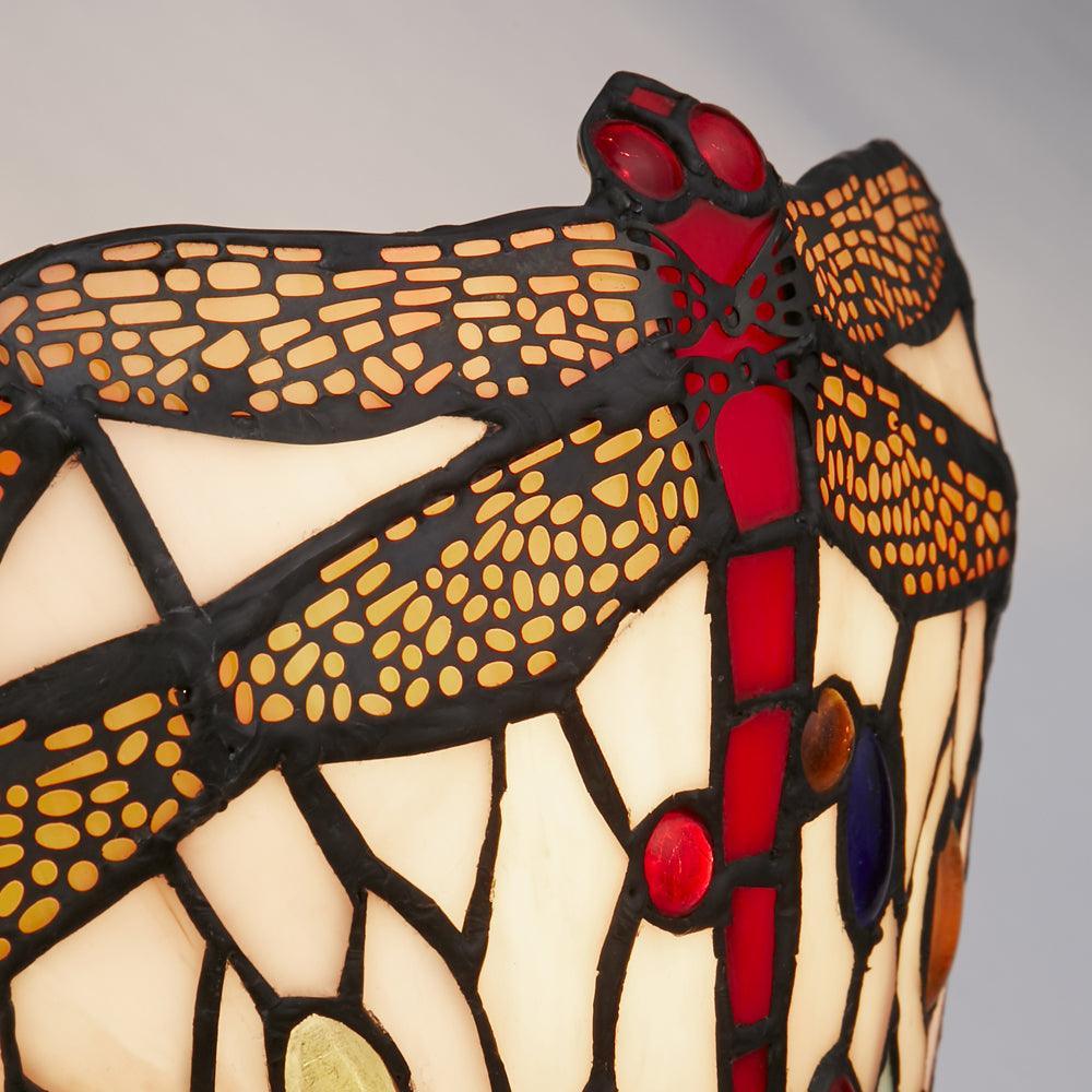 dragonfly 1 lt tiffany wall light 1283 17 by searchlighting lighting, living room image