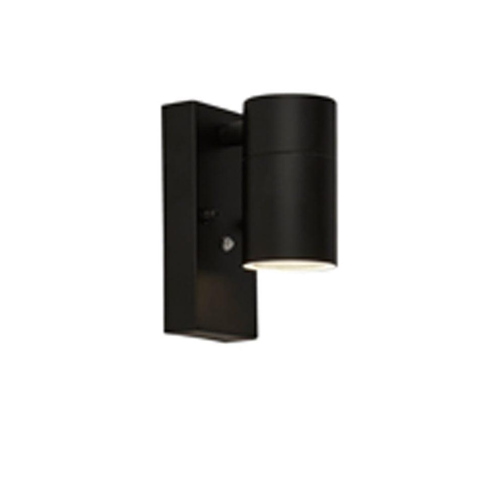 rochester outdoor black 1 lt down wall light dusk dawn sensor