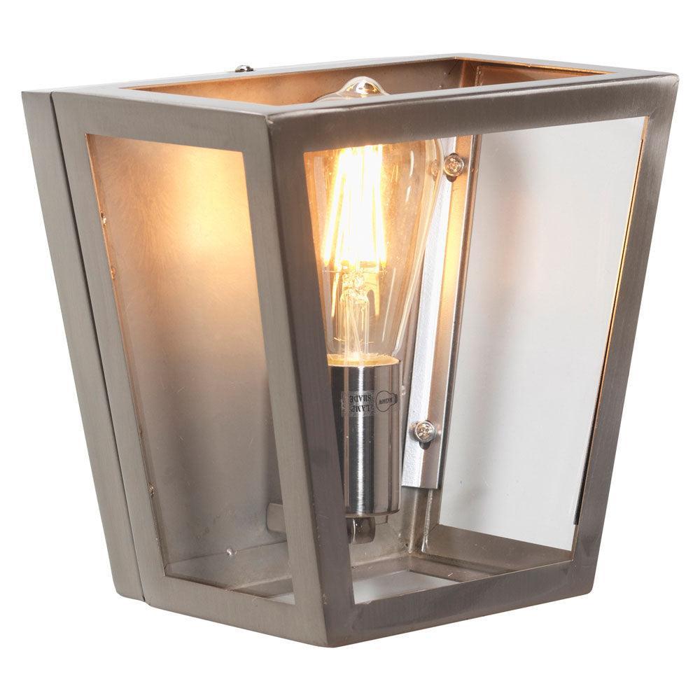 riga 1 light antique chrome wall light