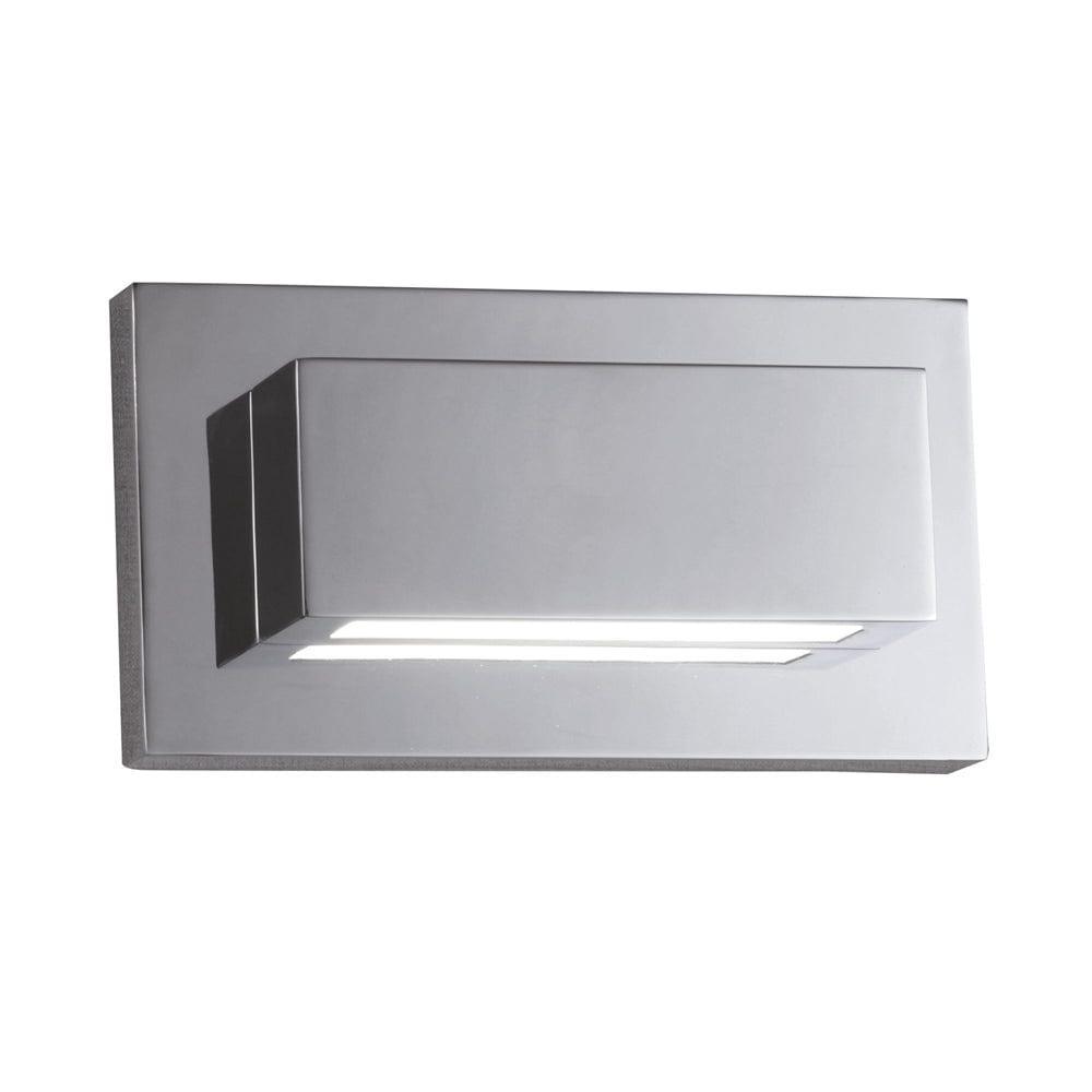ledge 5w led chrome up downlight wall light