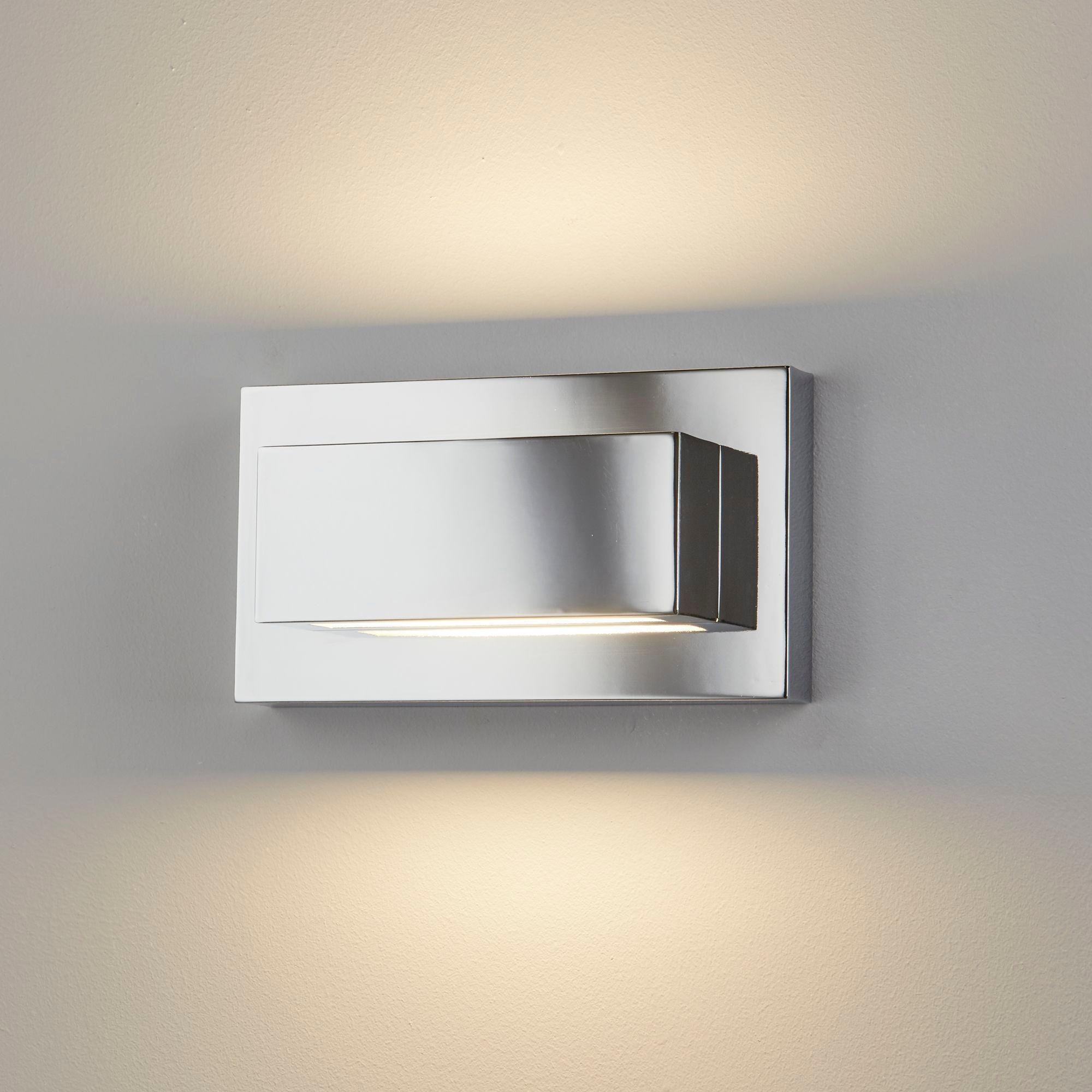 ledge 5w led chrome up downlight wall light by searchlighting lighting, living room image