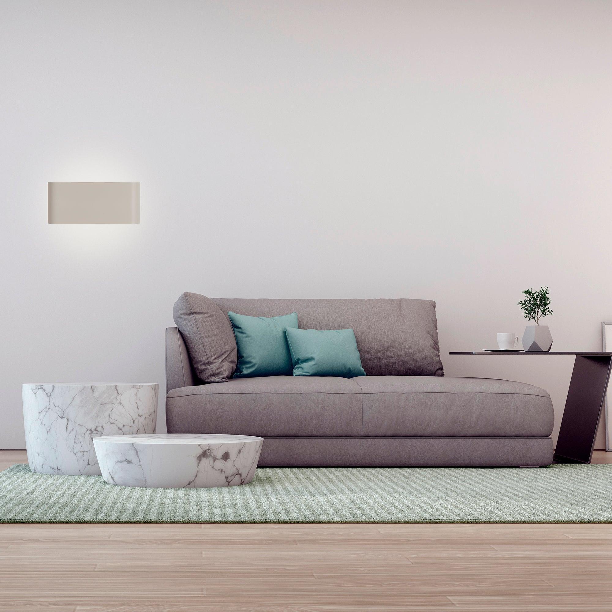 match box wall washer led 2 light white up down wall light by searchlighting lighting, living room image