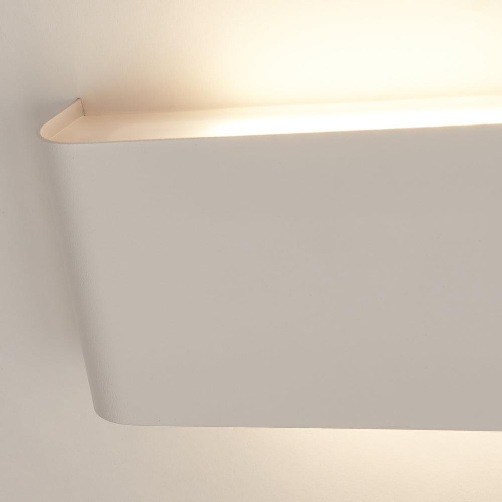 match box wall washer led 2 light white up down wall light by searchlighting lighting, living room image