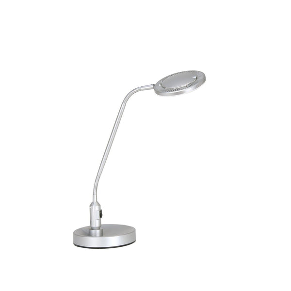 Oaks Lighting Surenta LED Magnifying Silver Table Lamp-Oaks Lighting-Living-Room-Tiffany Lighting Direct-[image-position]