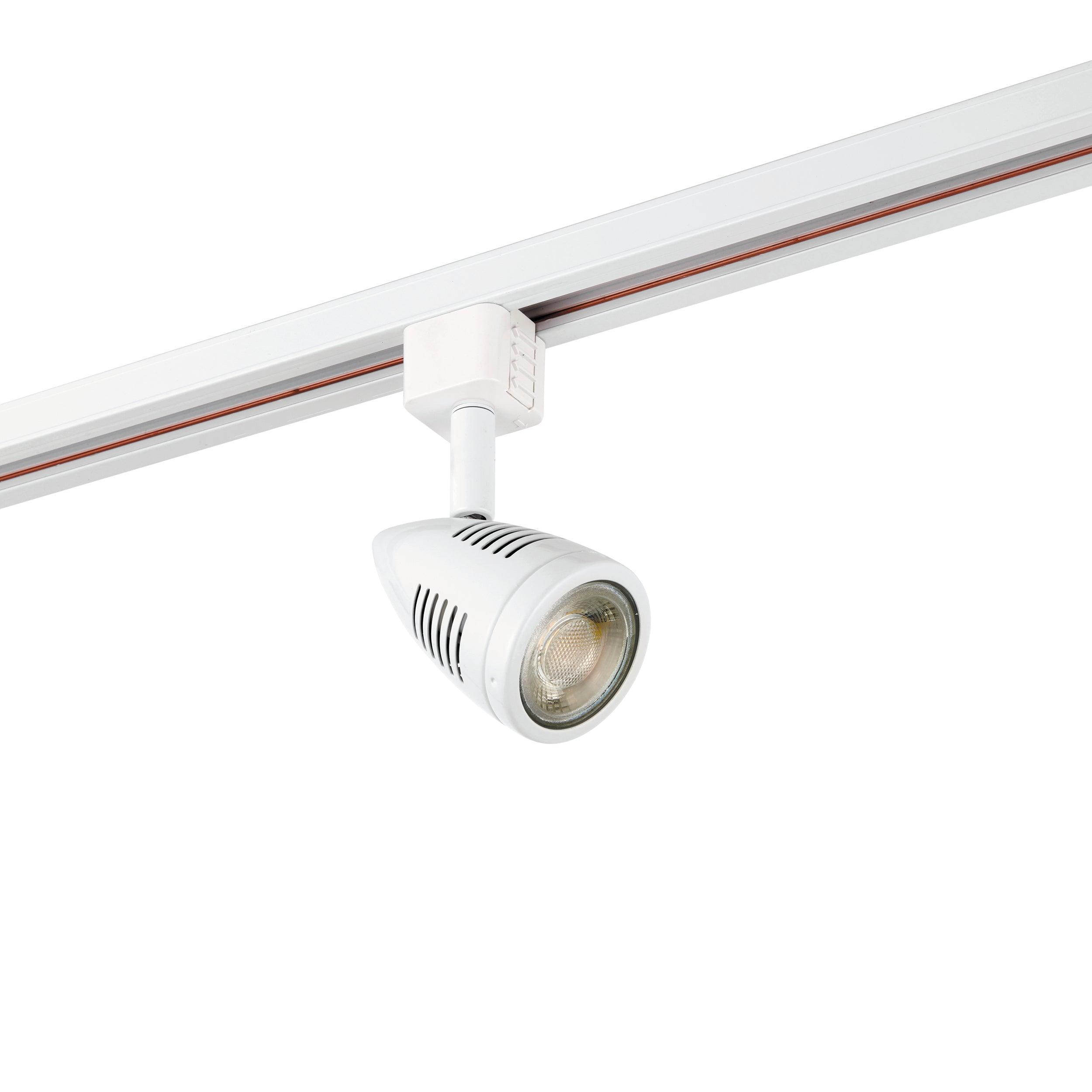 bullett white track spotlight by saxby lighting, close up image 357