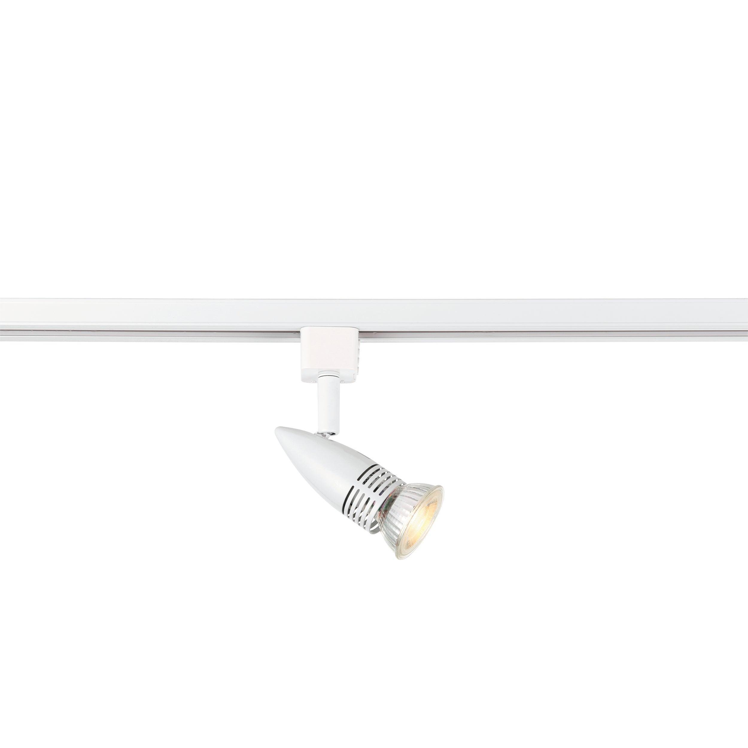 conor white track spotlight 50w by saxby lighting, close up image 113