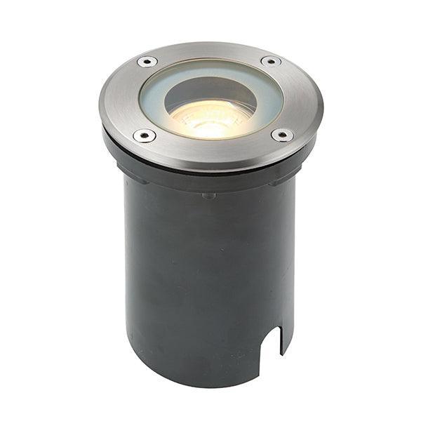 pillar round led stainless steel decking light ip65 50w by saxby lighting, close up image 244