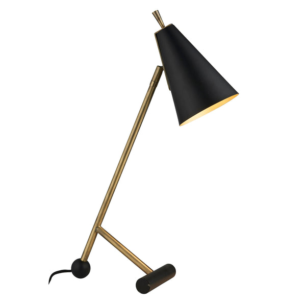 Harlesden Black & Brass Modern Industrial Table Lamp-Living Lights-Living-Room-Tiffany Lighting Direct-[image-position]