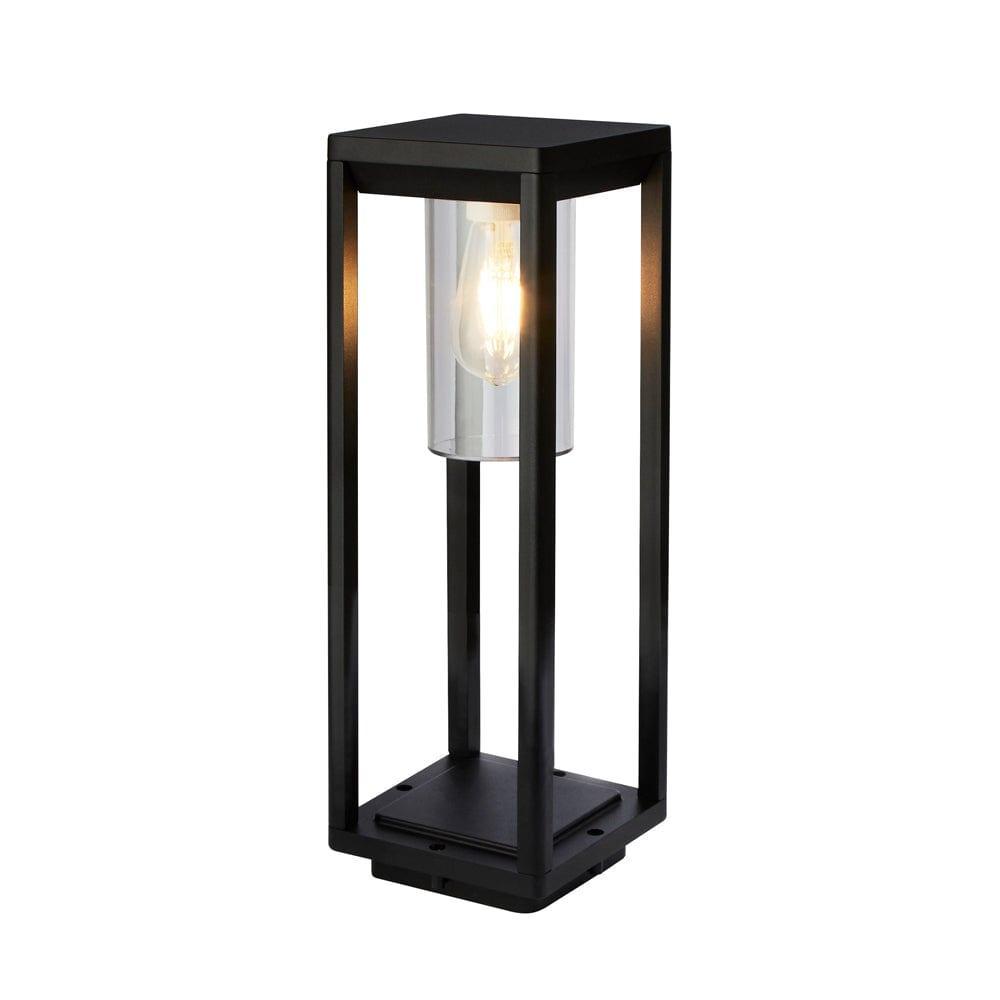 atlanta 1 light black outdoor post 45cm 28731 450