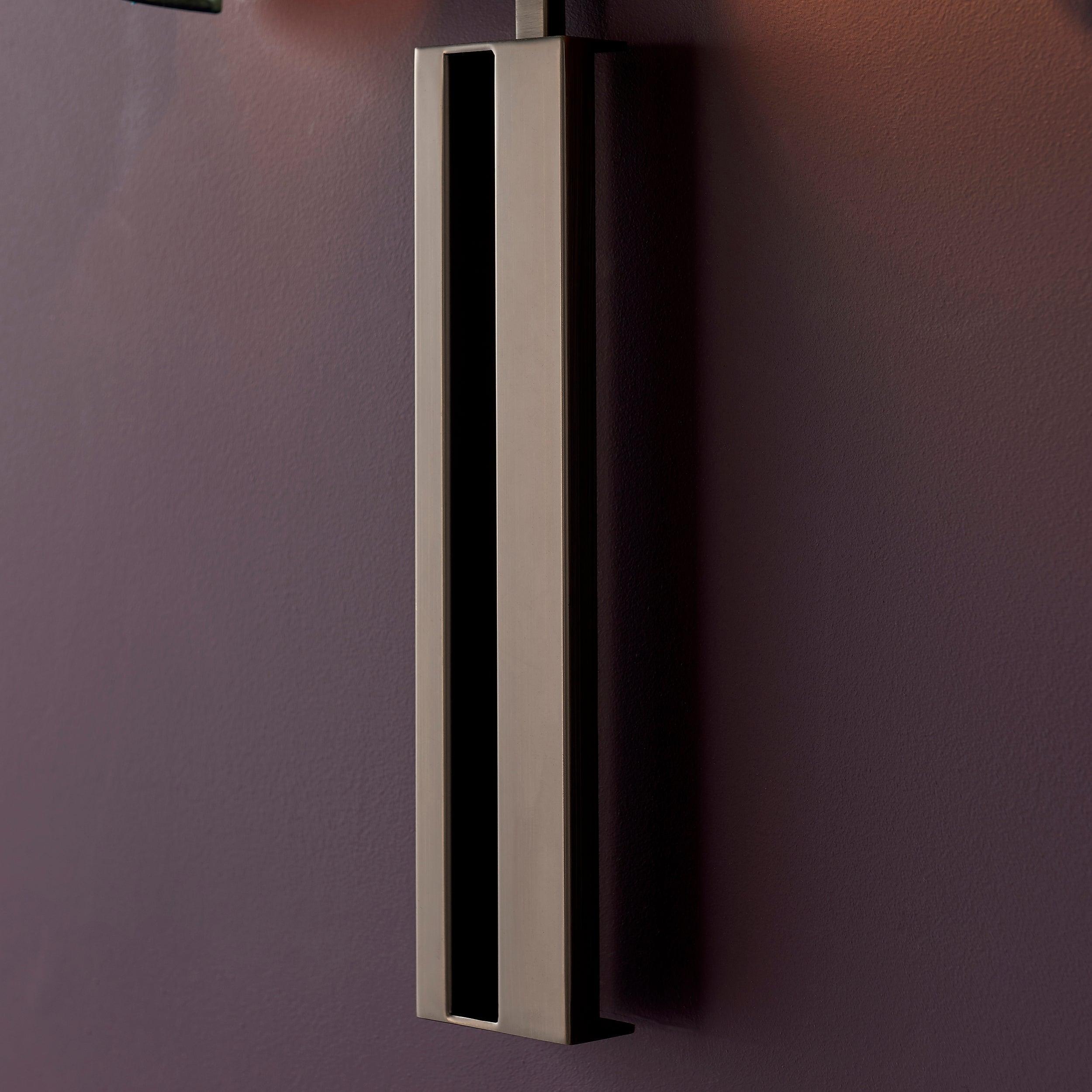 Venice Bronze Art Deco Wall Light with Teal Half Shade new bedroom image