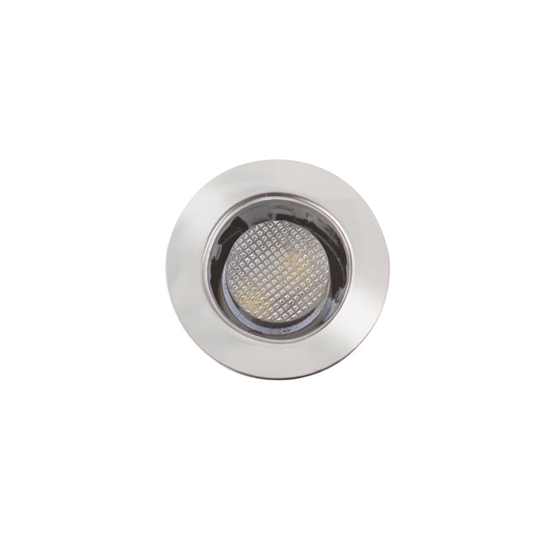 Ikon Daylight White Waterproof Decking Light 30mm Kit IP67 0.45W