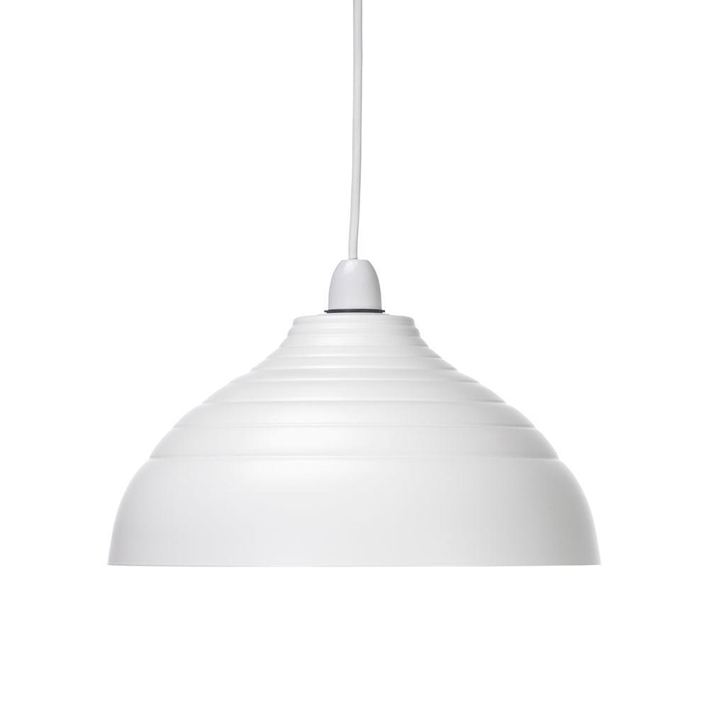 oak lighting matese non electric white pendant