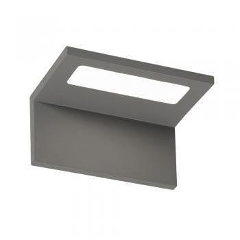 Oaks Koden Silver Grey Finish Outdoor LED Wall Light 371 SG by Oaks Lighting