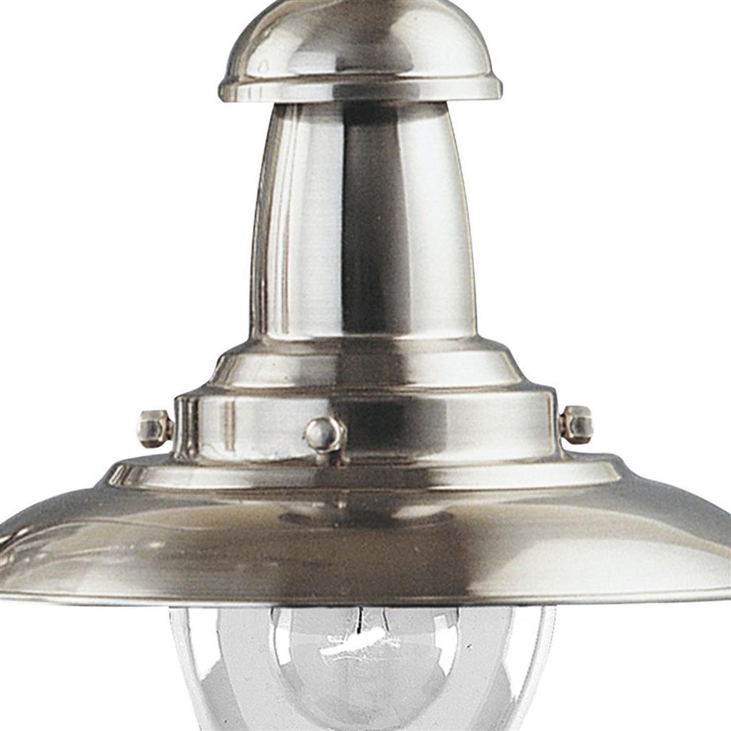 Searchlight Fisherman Ceiling Pendant - Satin Silver-Ceiling Pendant Lights-2-Tiffany Lighting Direct