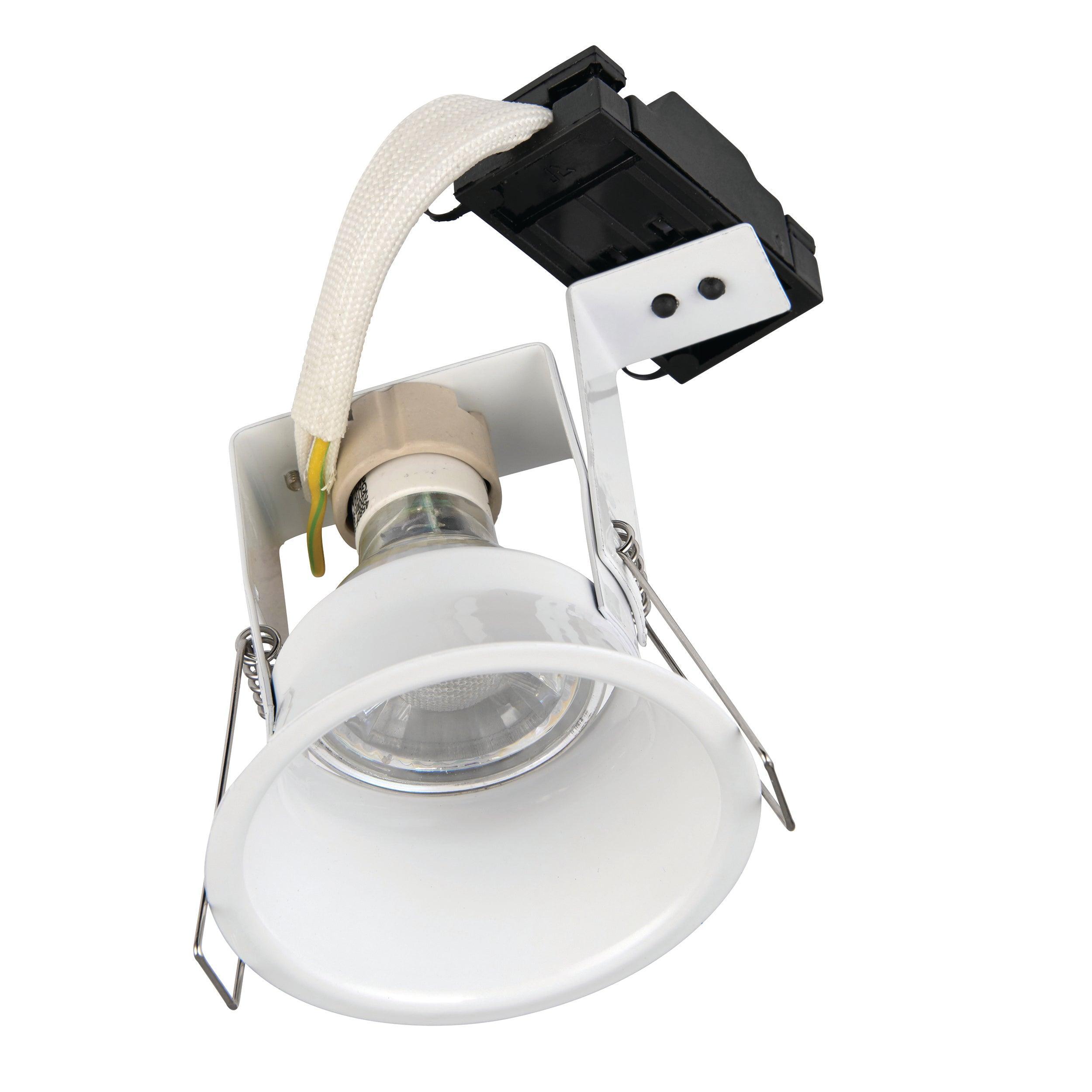 peake 50w recessed dimmable ceiling lightby Saxby Lighting, close up image