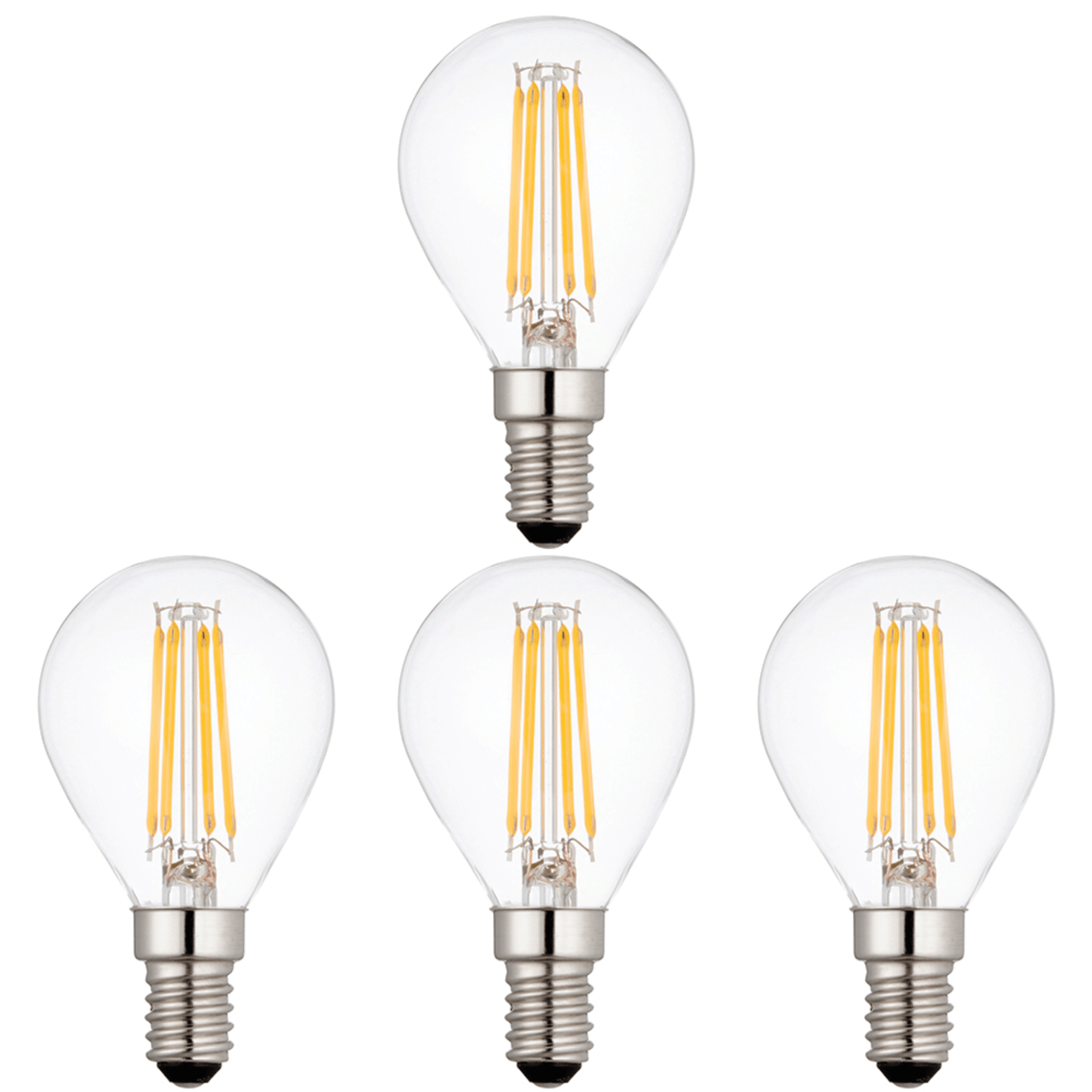 4 x E14 LED Lamp/Bulb Dimmable 4W (40W Equivalent)