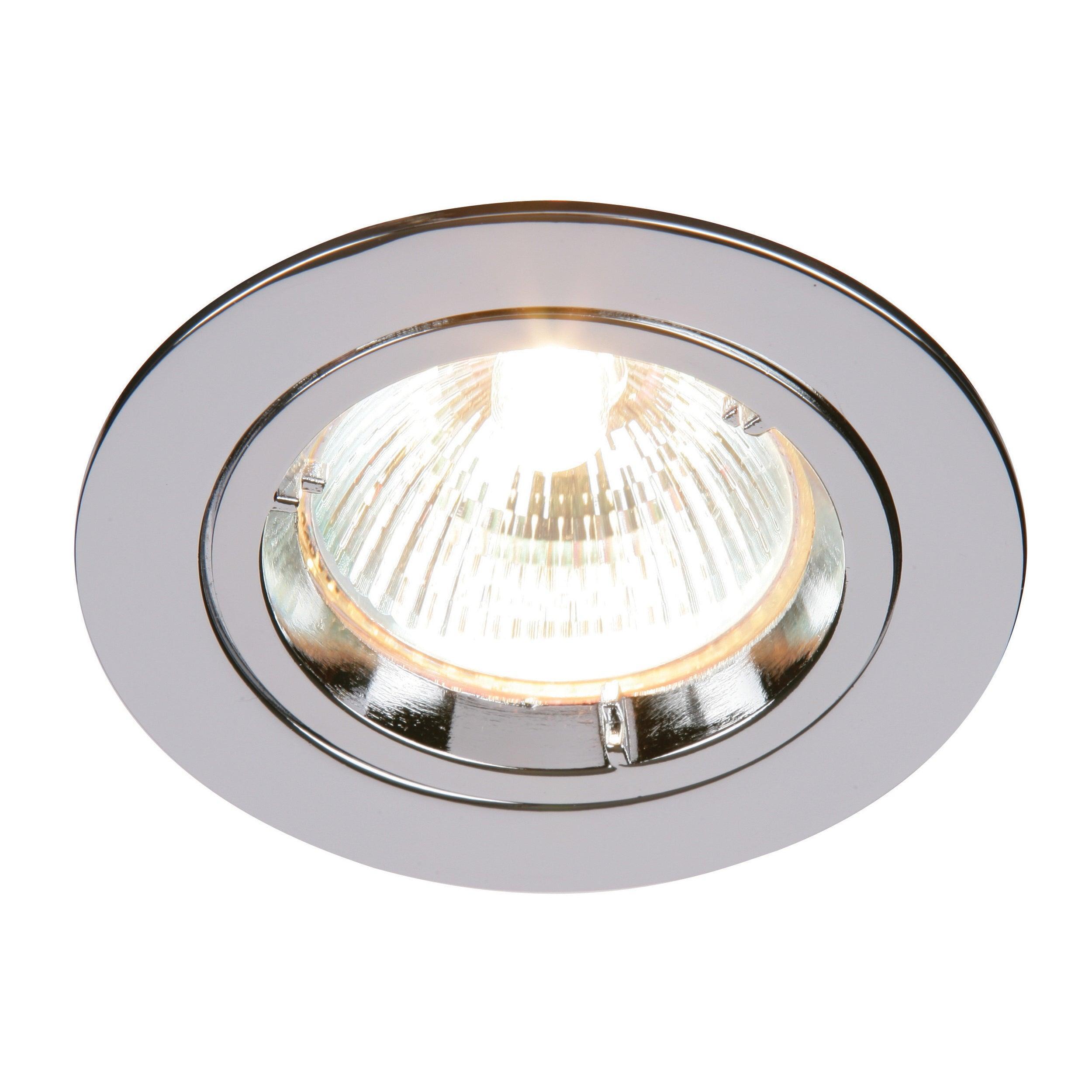 cast fixed chrome recessed downlightby saxby lighting