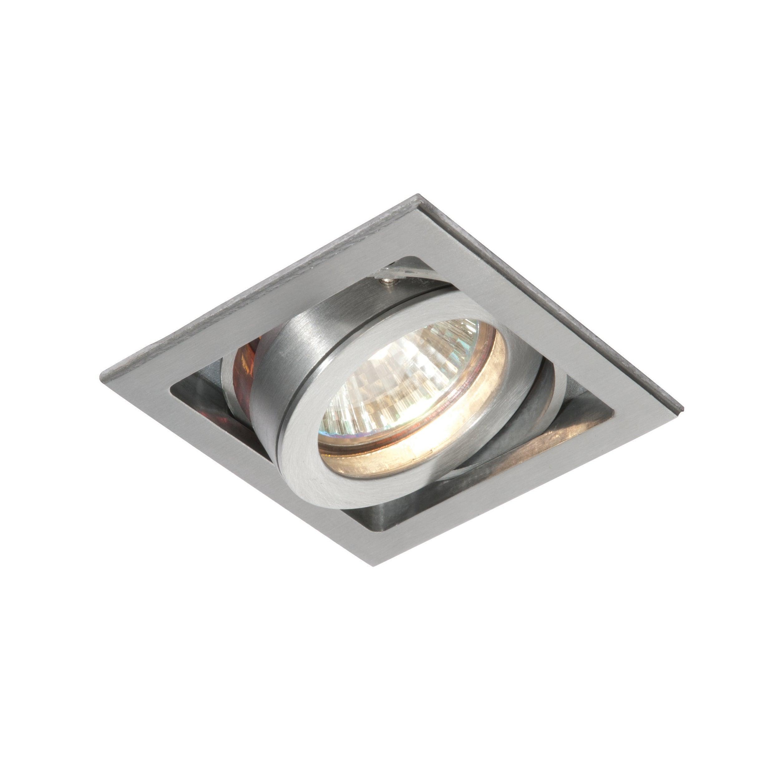 xeno aluminium recessed tilt ceiling lightby saxby lighting