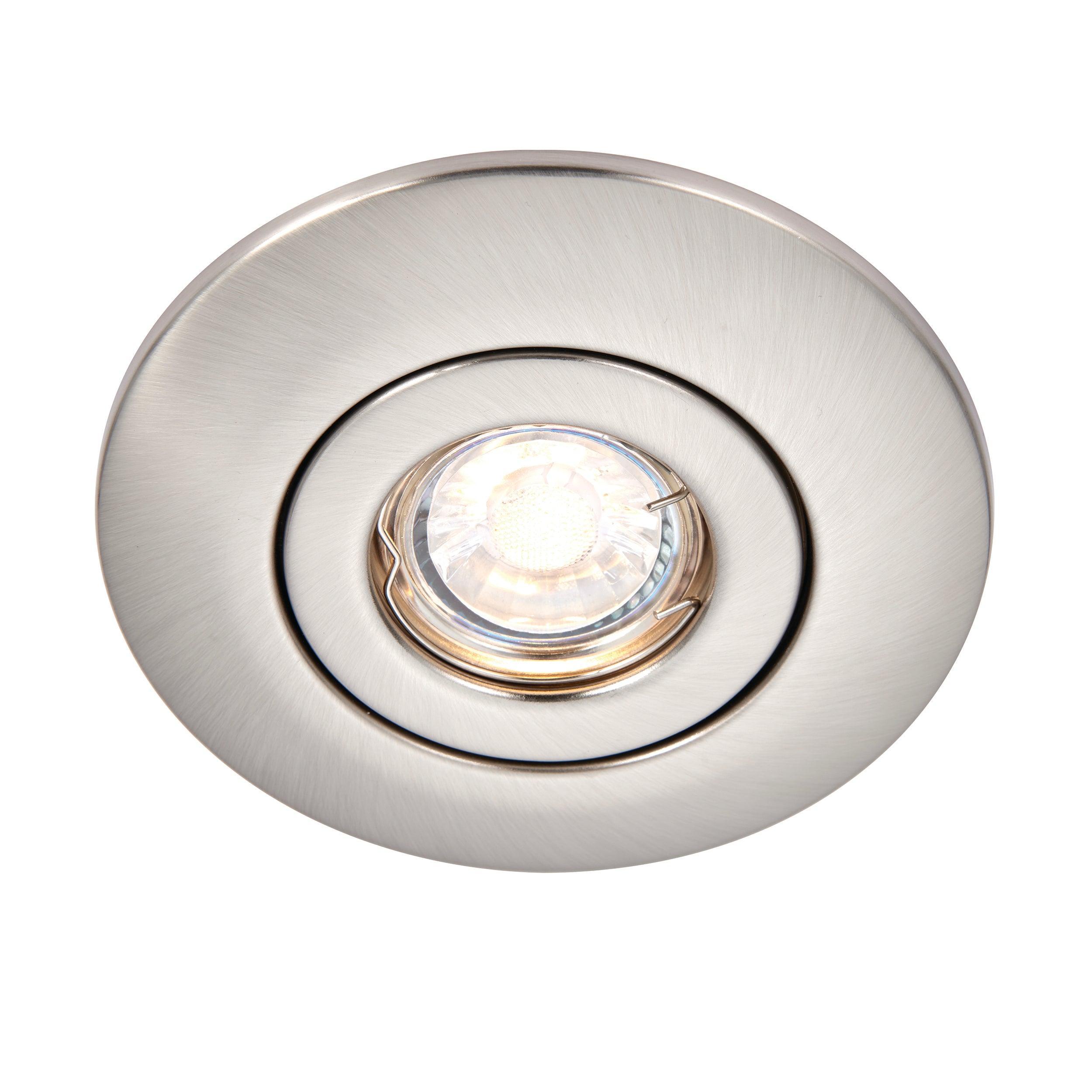 converse bezel dimmable nickel recessed light 50wby saxby lighting