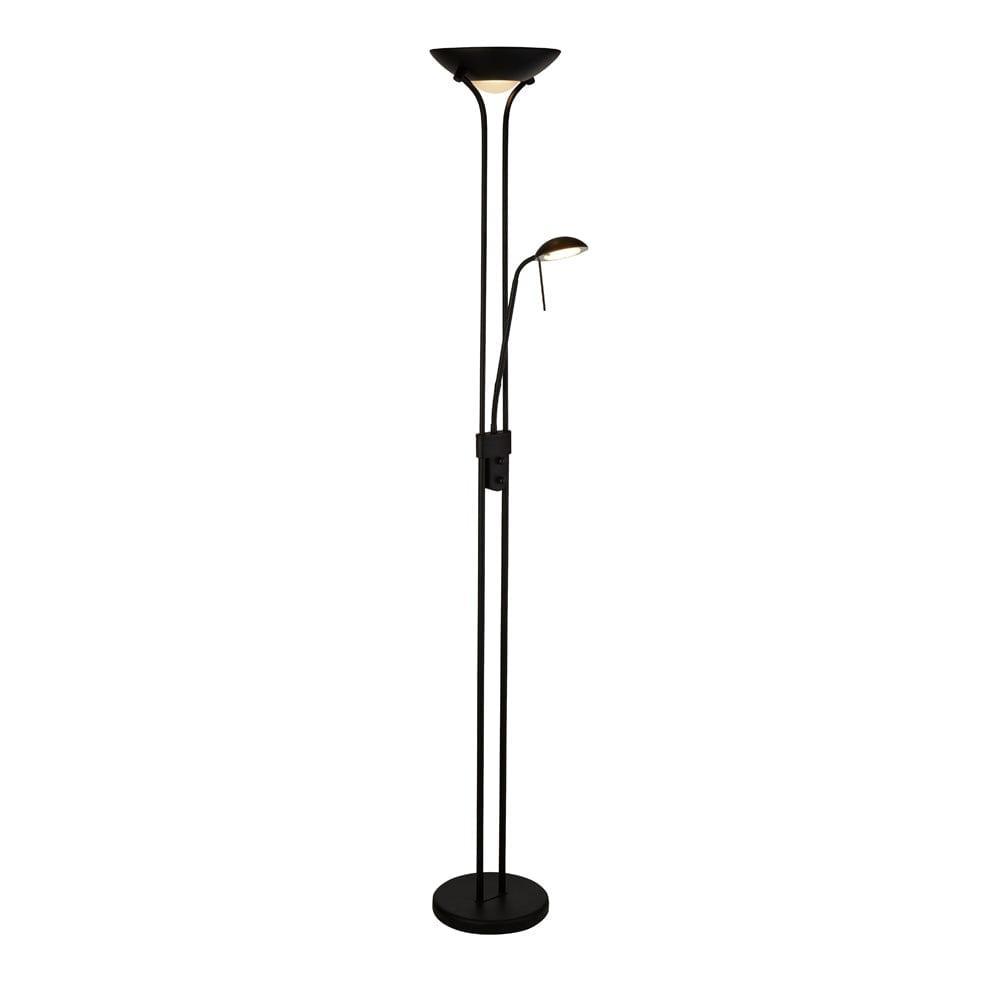 Mother & Child 2 Light LED Black Floor Lamp Searchlight by 1