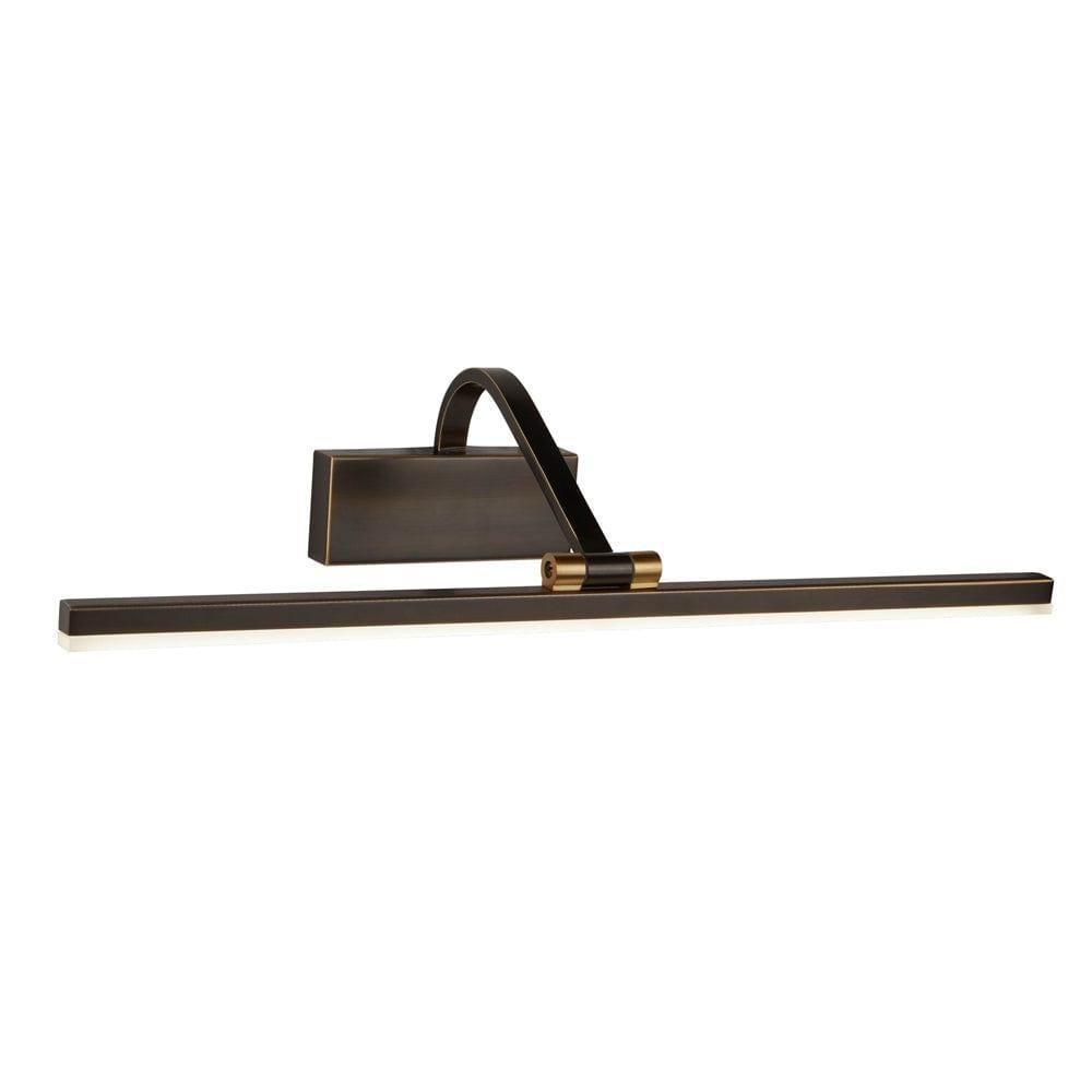 Bilbao LED Black Brushed Gold Picture Light 5551-51BG,5551-51BG,Searchlight Lighting,1
