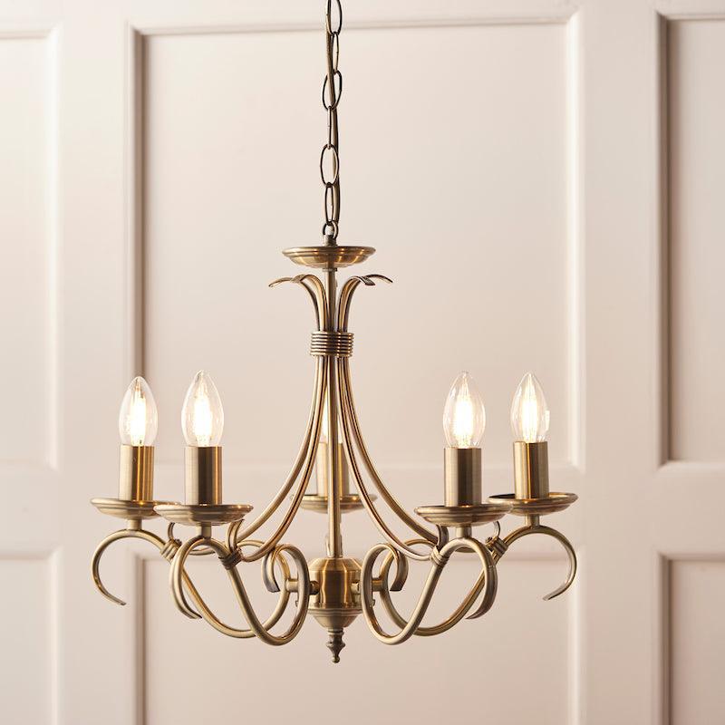 Solid Brass Chandeliers Adjustable Chain Chandeliers Contemporary