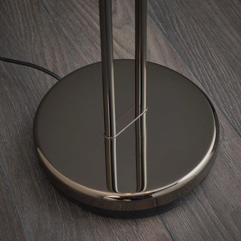 Endon Rome Black Chrome Finish And Opal Glass Floor Lamp by Endon Lighting 9