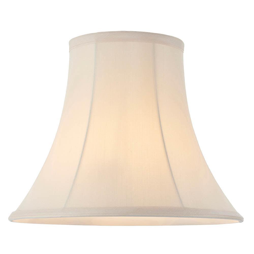 carrie 1 cream lamp shade 12 by Endon Lighting Living Room Close Up 163