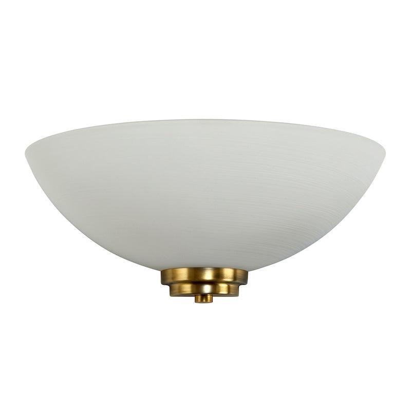 Welles Antique Brass Finish Uplighter Wall Light WELLES-1WBAB off