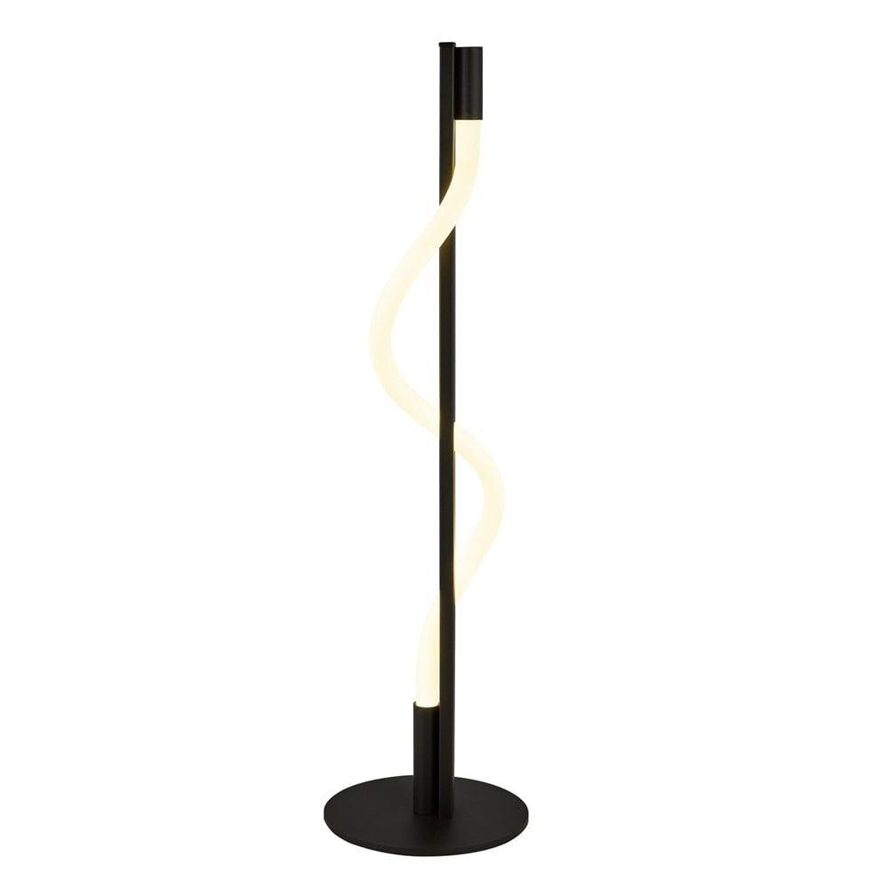 Serpent 1 Light Black With Acrylic LED Floor Lamp by 1