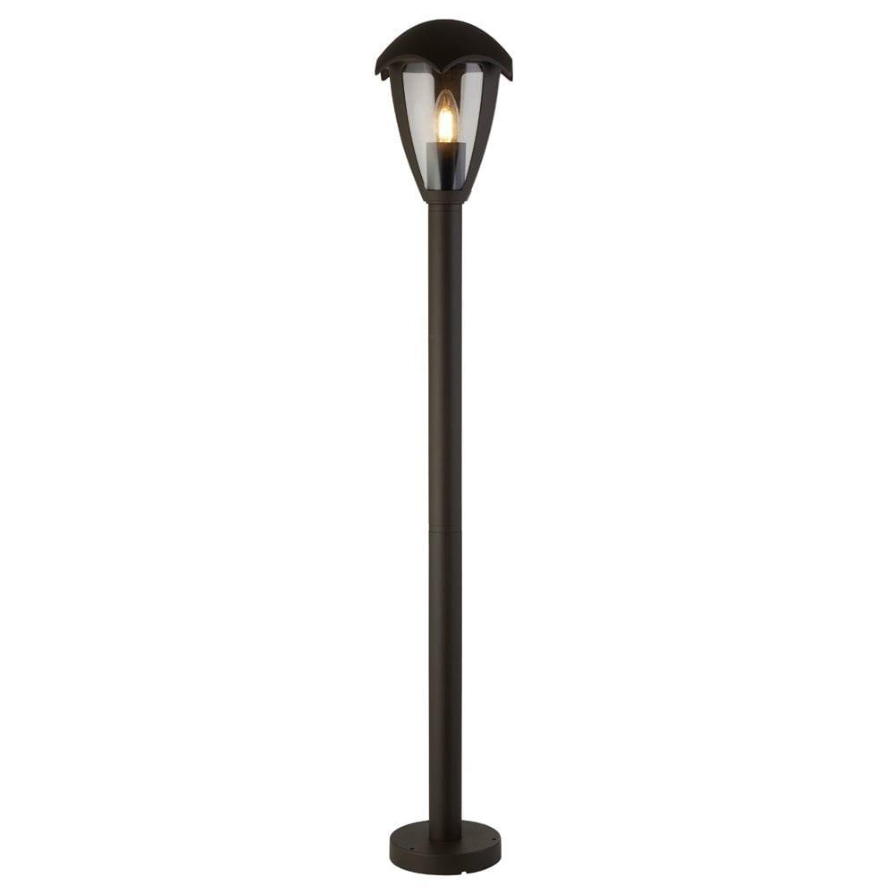 bluebell dark grey outdoor 1 light post light