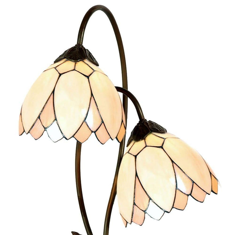 Lilly Double Tiffany Lamp - Tiffany Lighting Direct