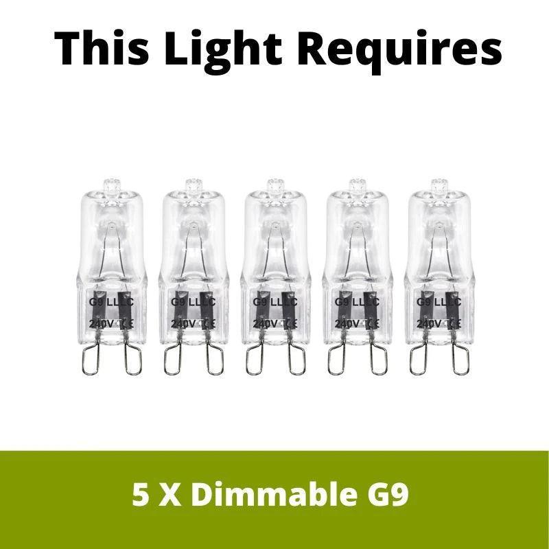 aherne 5lt semi flush ceiling light by Endon Lighting LED Lamp Bulb Guide