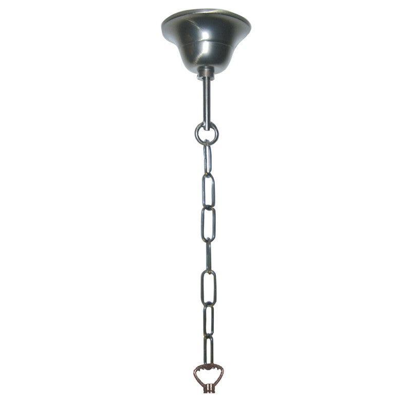 Tiffany Ceiling Silver Pendant 130cm 5LL-98