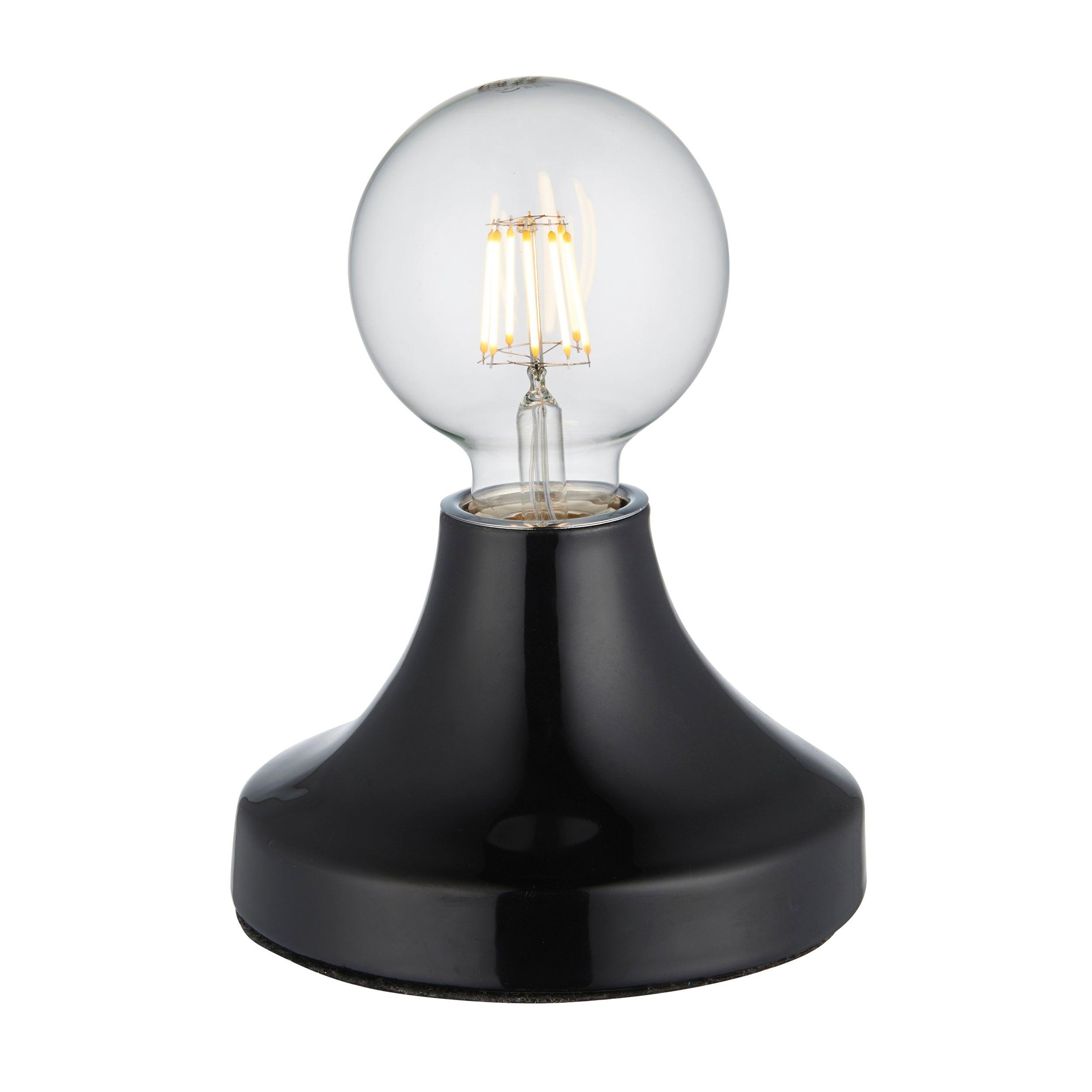 Maida Modern Black Ceramic Table Lamp