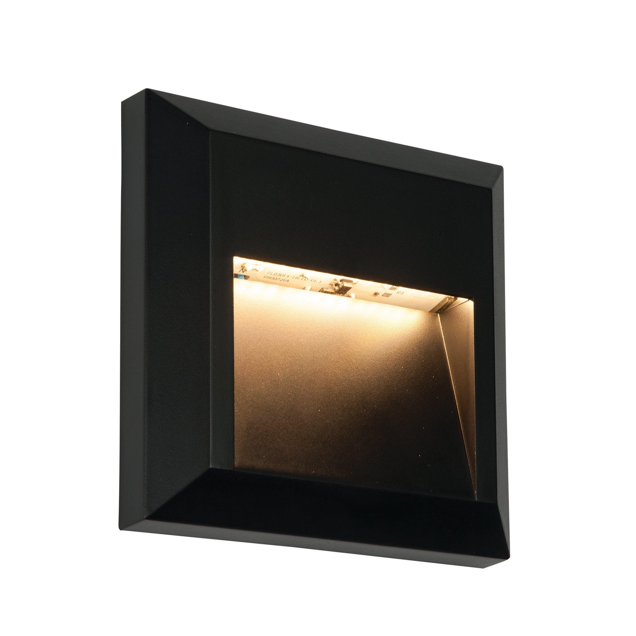 severus black square indirect brick light ip65 1 1wby saxby lighting