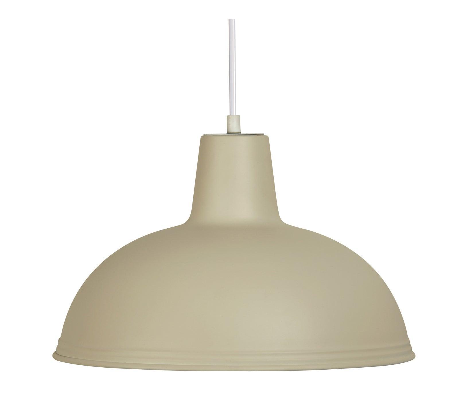 Oaks Lighting Kanya Cream Ceiling Pendant - 36cm
