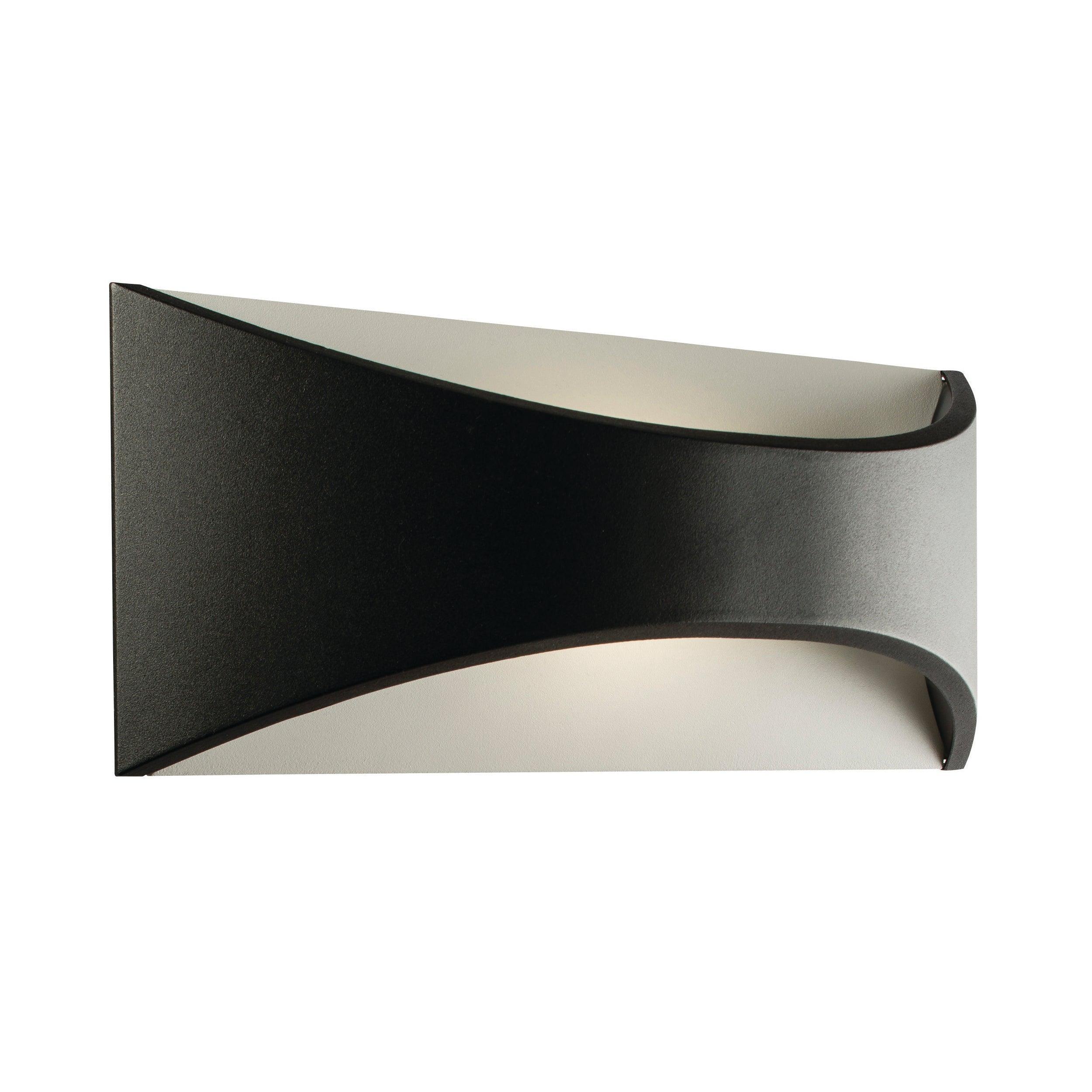 vulcan warm white led outdoor wall light ip65 12wby saxby lighting