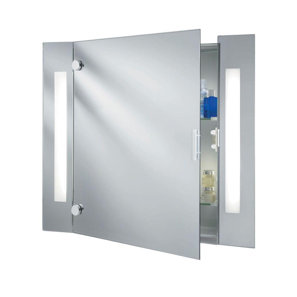 bathroom mirror light illuminated mirror glass cabinet 2 light
