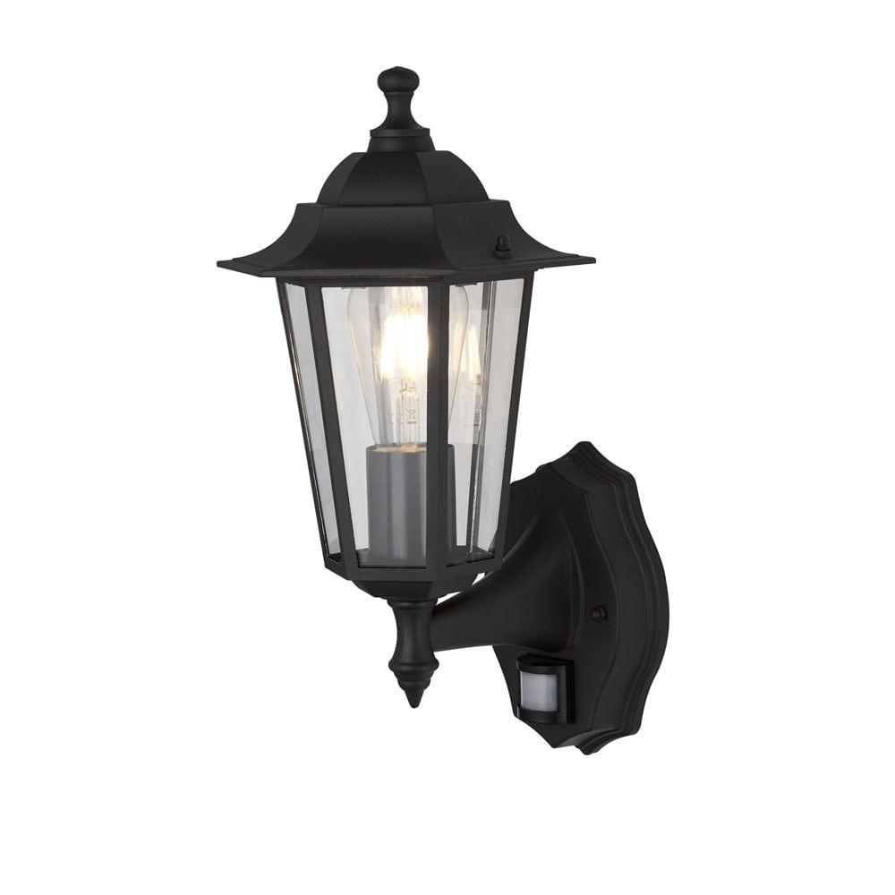 alex outdoor traditional wall light black