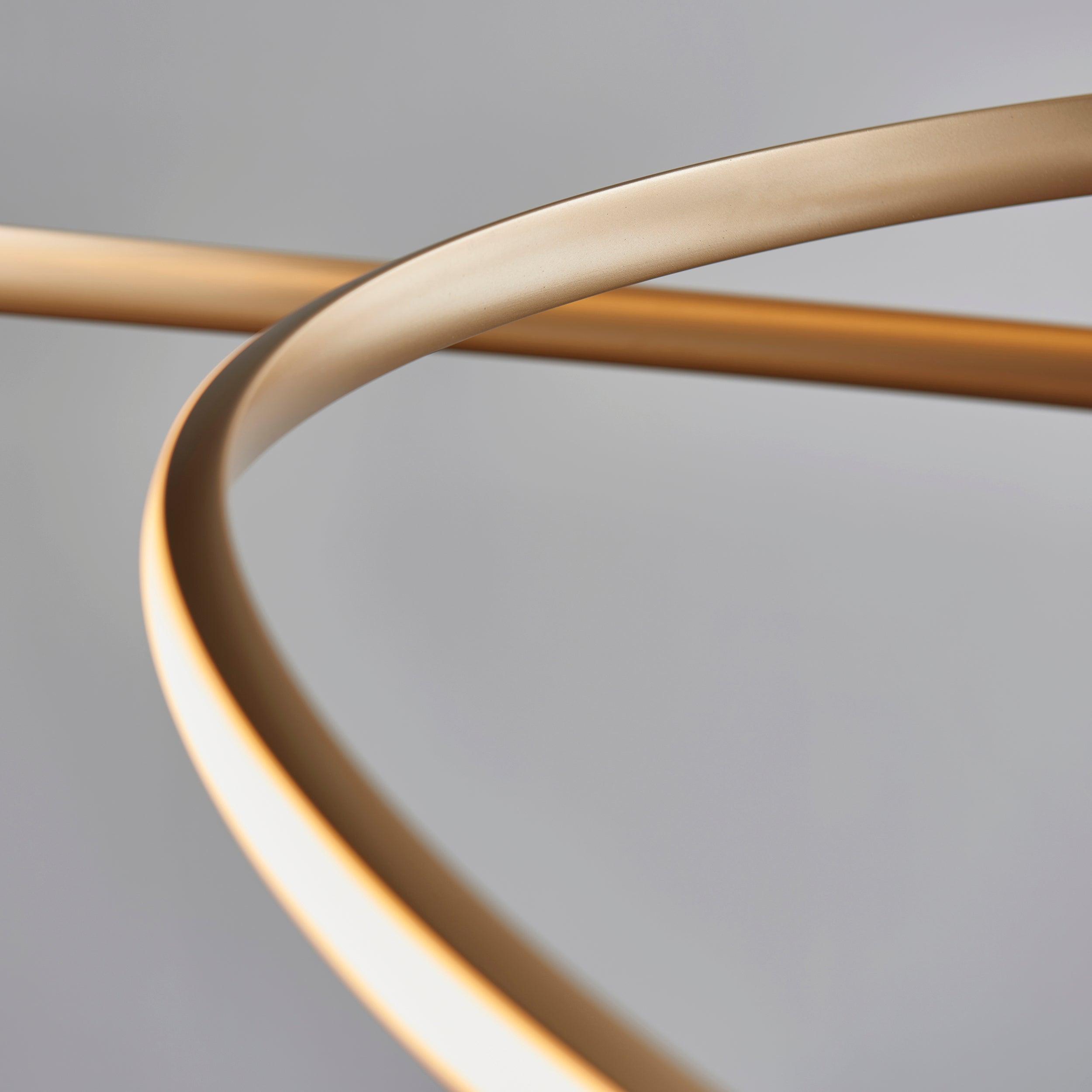 Helice Modern Spiral Gold LED Ceiling Pendant Light-Ceiling Pendant Lights-Living Lights-6-Tiffany Lighting Direct