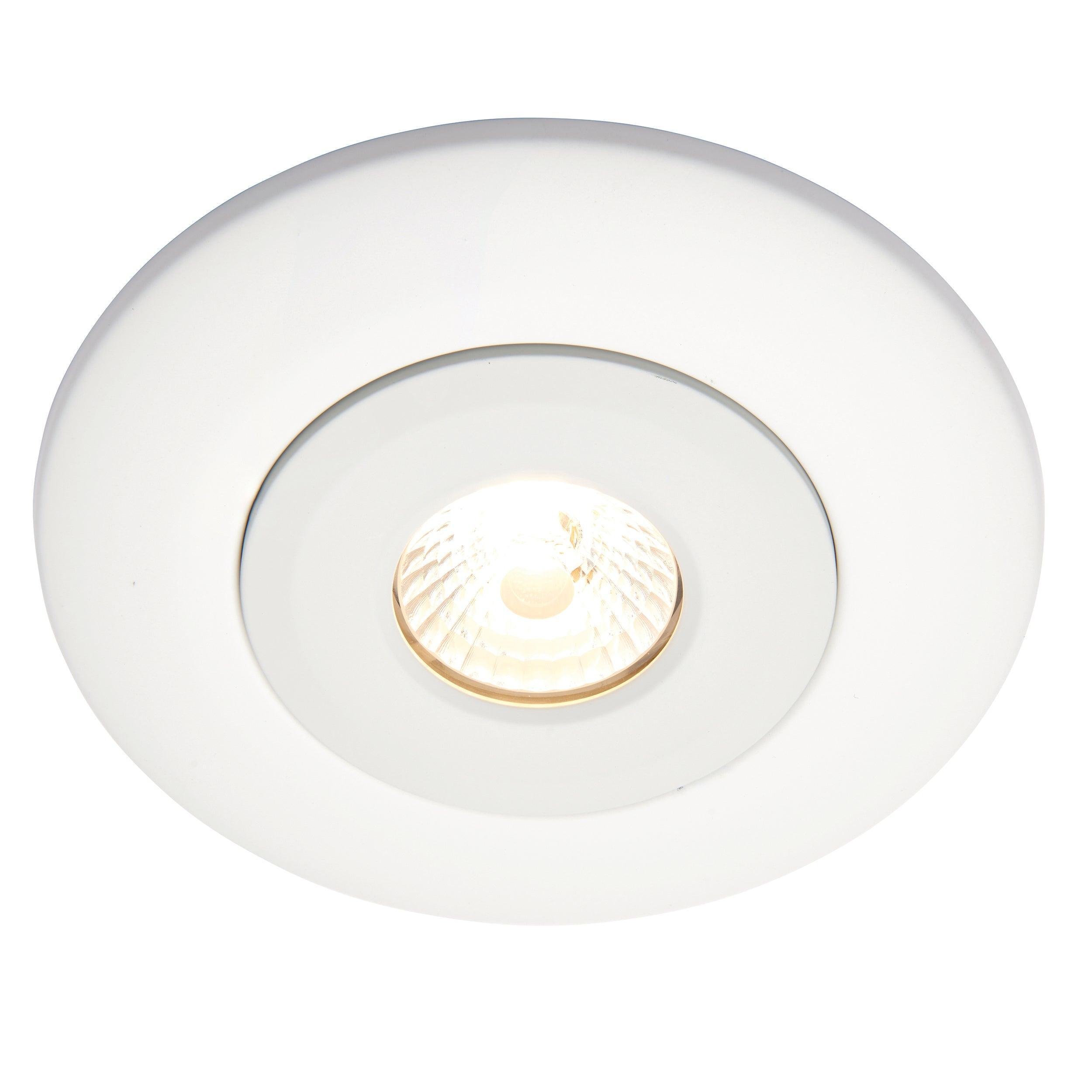 converse bezel dimmable white recessed light 50wby saxby lighting