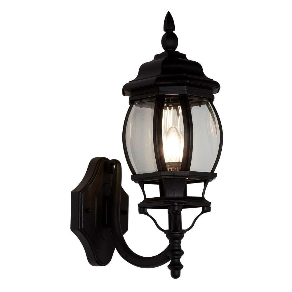 bel aire traditional black outdoor wall light 7144 1