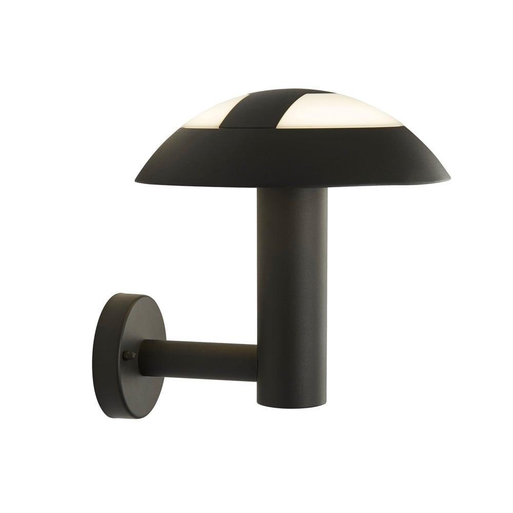mushroom outdoor 15w led grey wall light porch