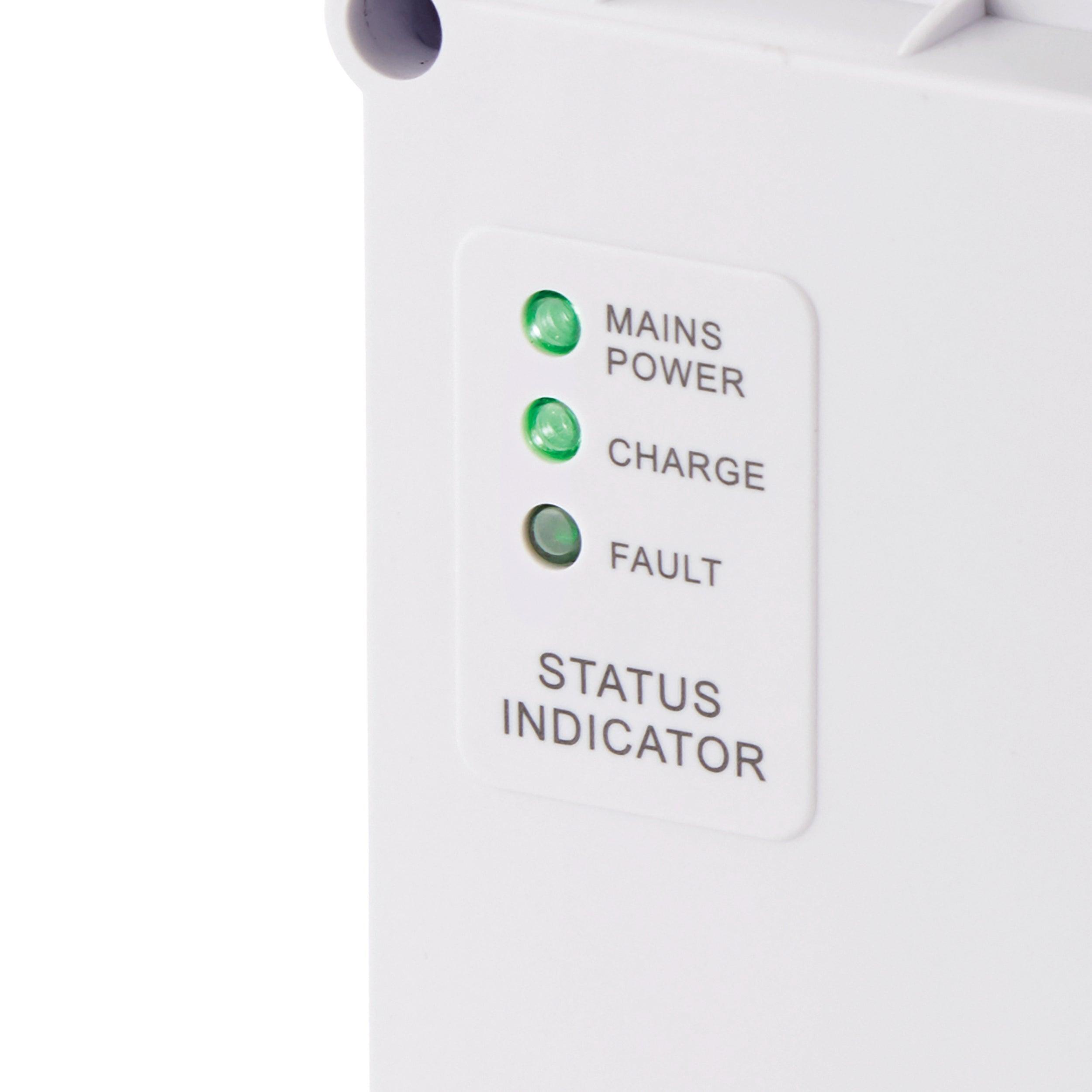 sight twin led spot emergency wall light ip65 3w by saxby lighting, close up image 197