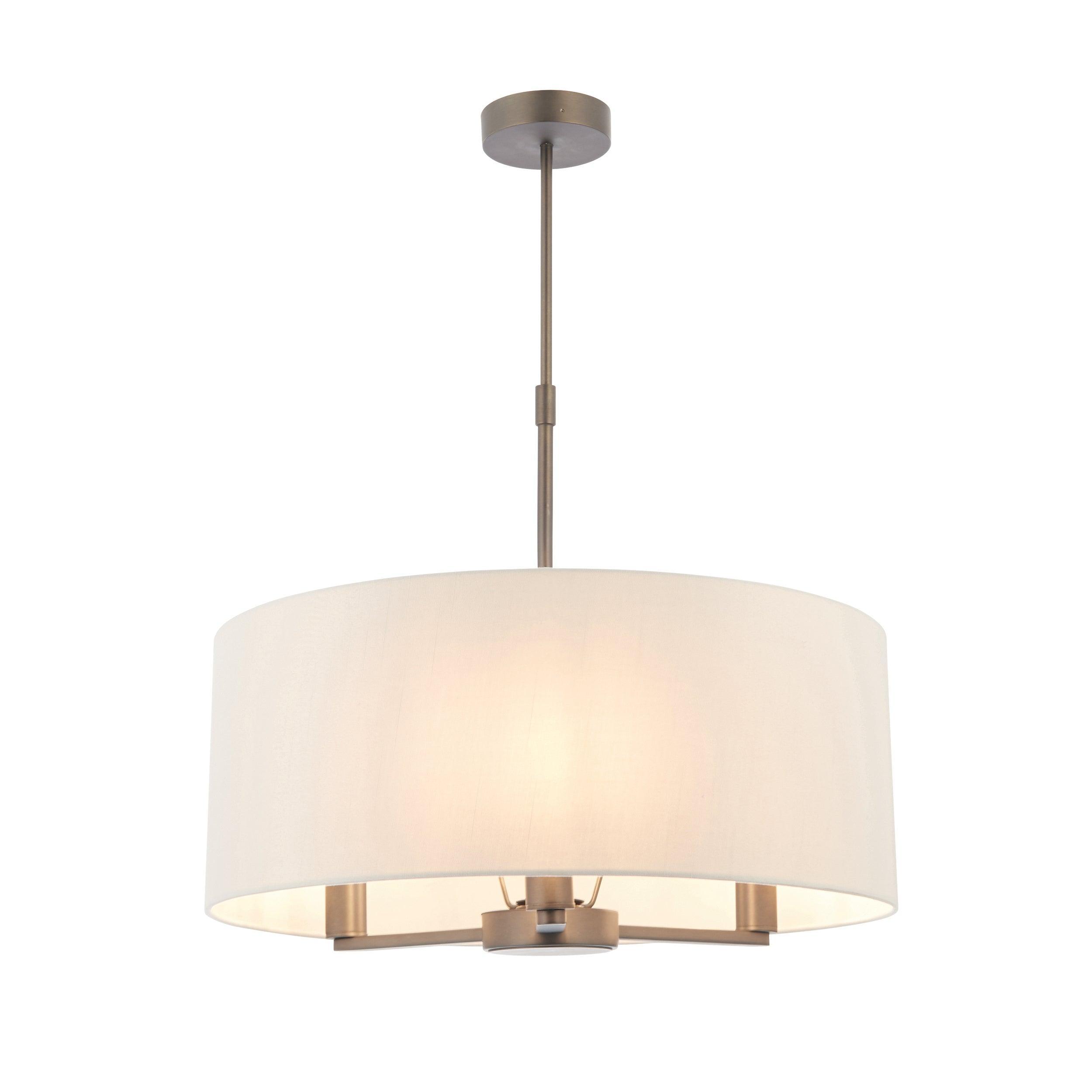Endon Daley 3 Light Bronze Finish Ceiling Pendant-Ceiling Pendant Lights-Endon Lighting Living Room Close Up Lighting Tiffany Lighting Direct