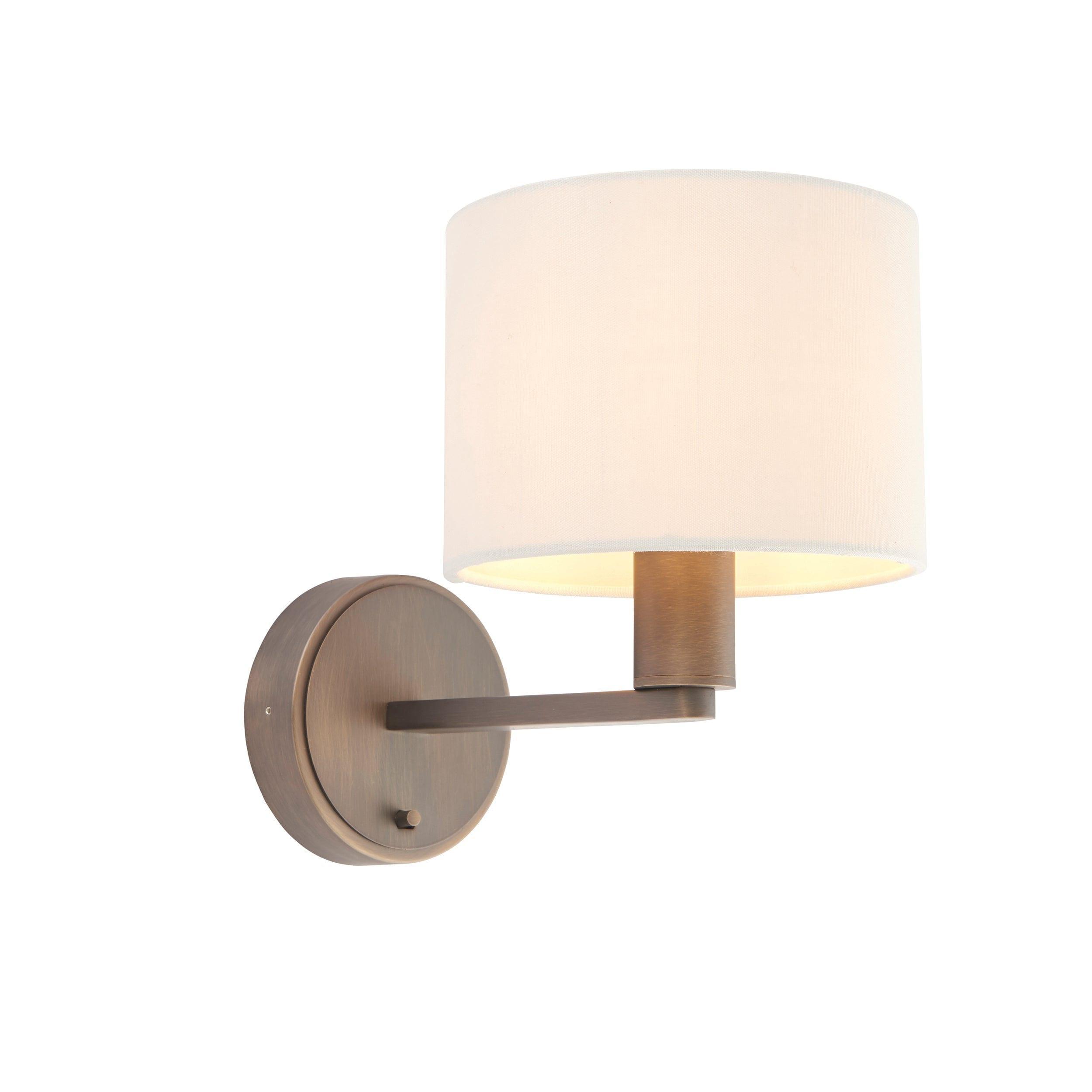 Daley Antique Brass Wall Light 73018,Endon Lighting,1