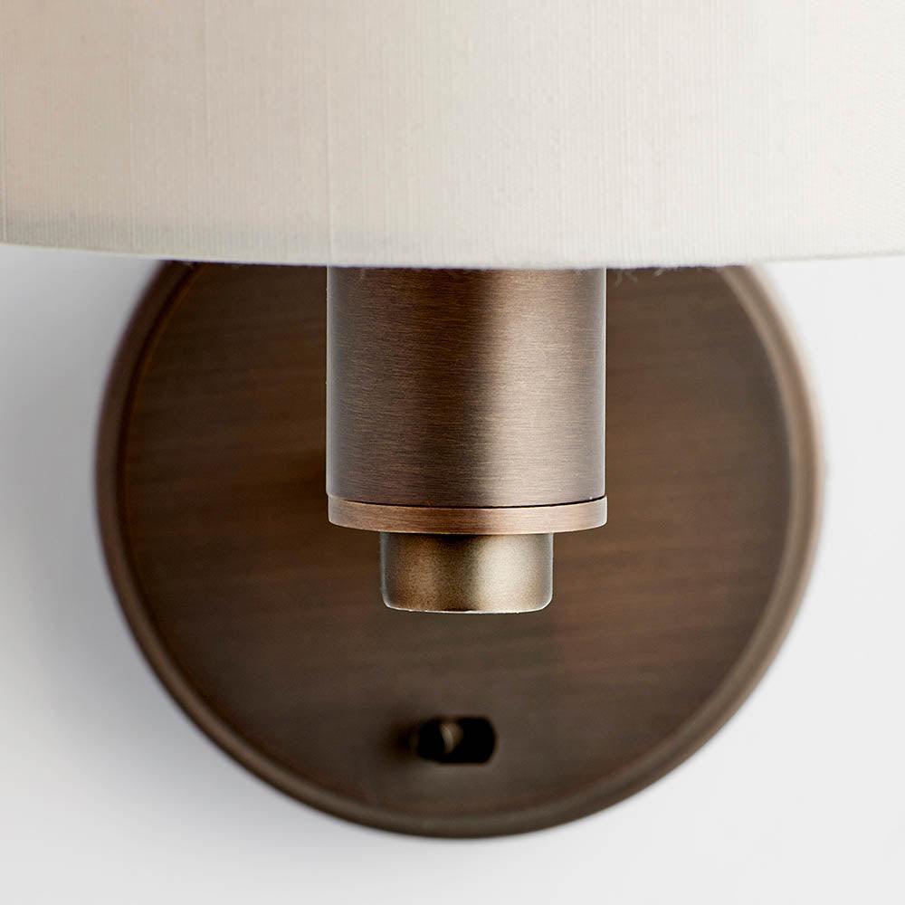 Daley Antique Brass Wall Light 73018,Endon Lighting, weight image