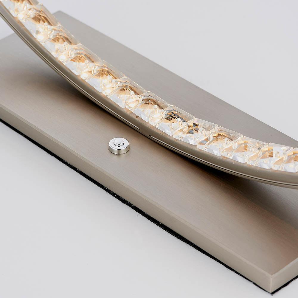 Endon Eternity 1 Light Nickel Finish Table Lamp 6