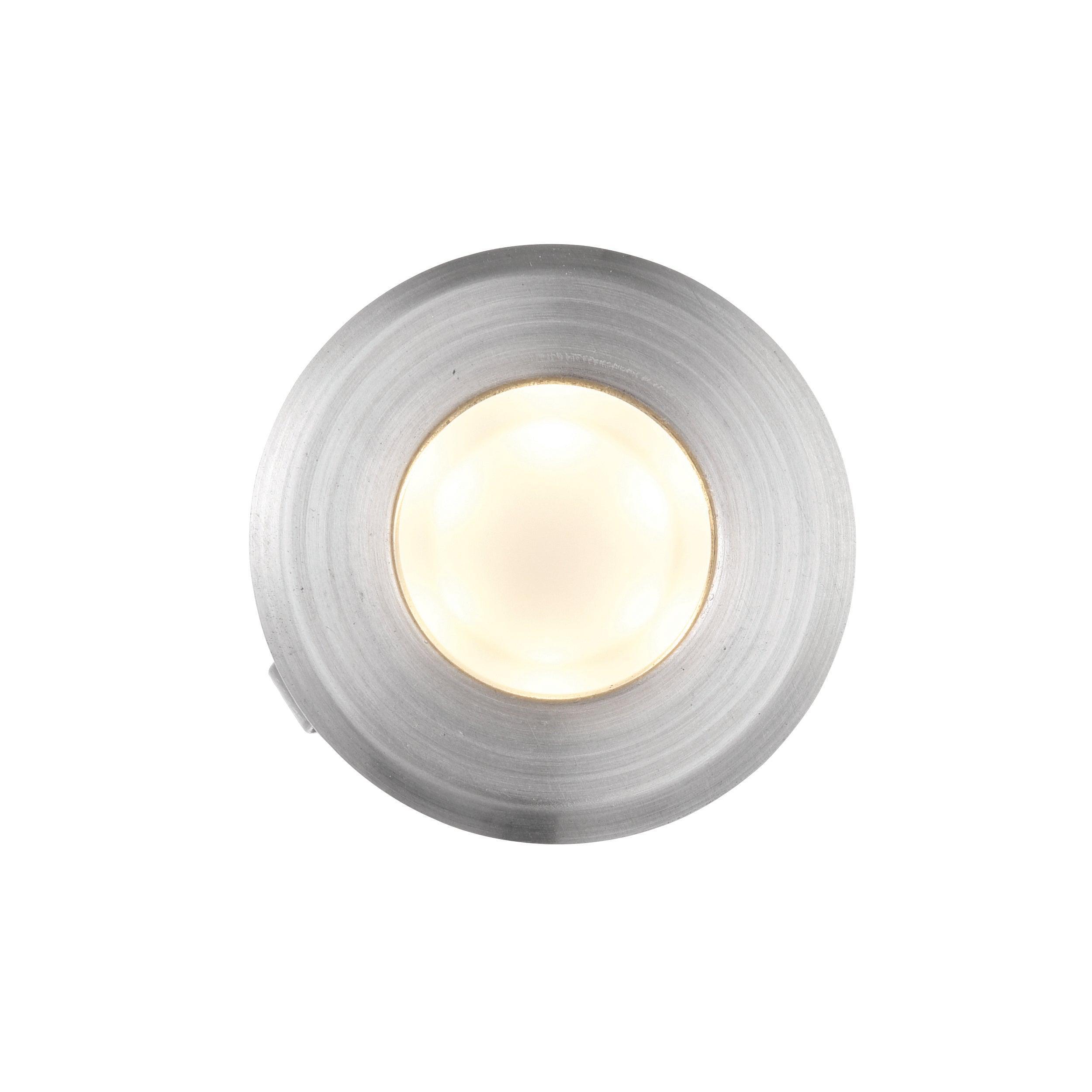 cove warm white led decking light ip67 0 8wby Saxby Lighting, close up image